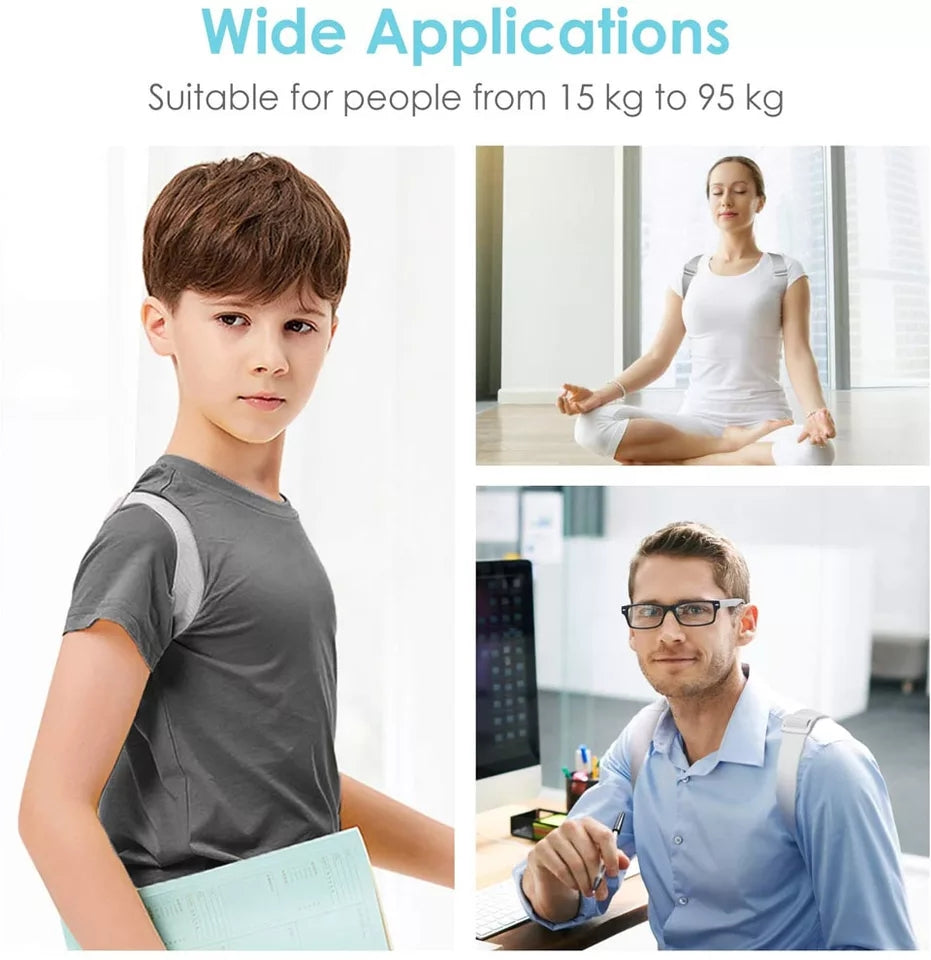 Adjustable Spine Back Support Posture Sensor Belt chargeable .