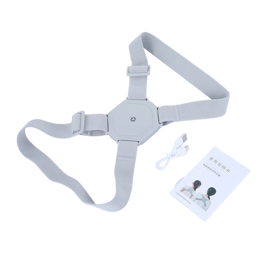 Adjustable Spine Back Support Posture Sensor Belt chargeable .