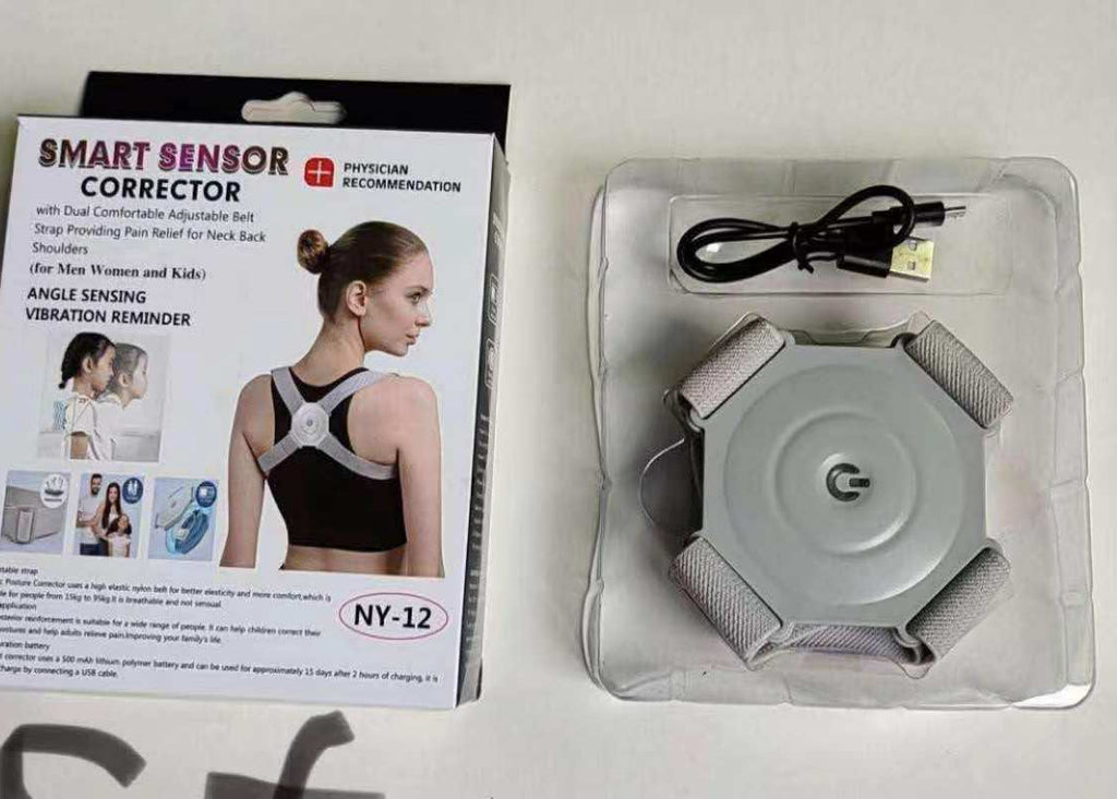 Adjustable Spine Back Support Posture Sensor Belt chargeable .