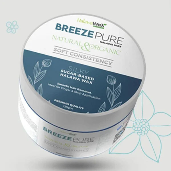 Breeze Pure Organic Halawa Finger Wax | Hair Removal Wax | Best Quality Finger Wax - 225 gram