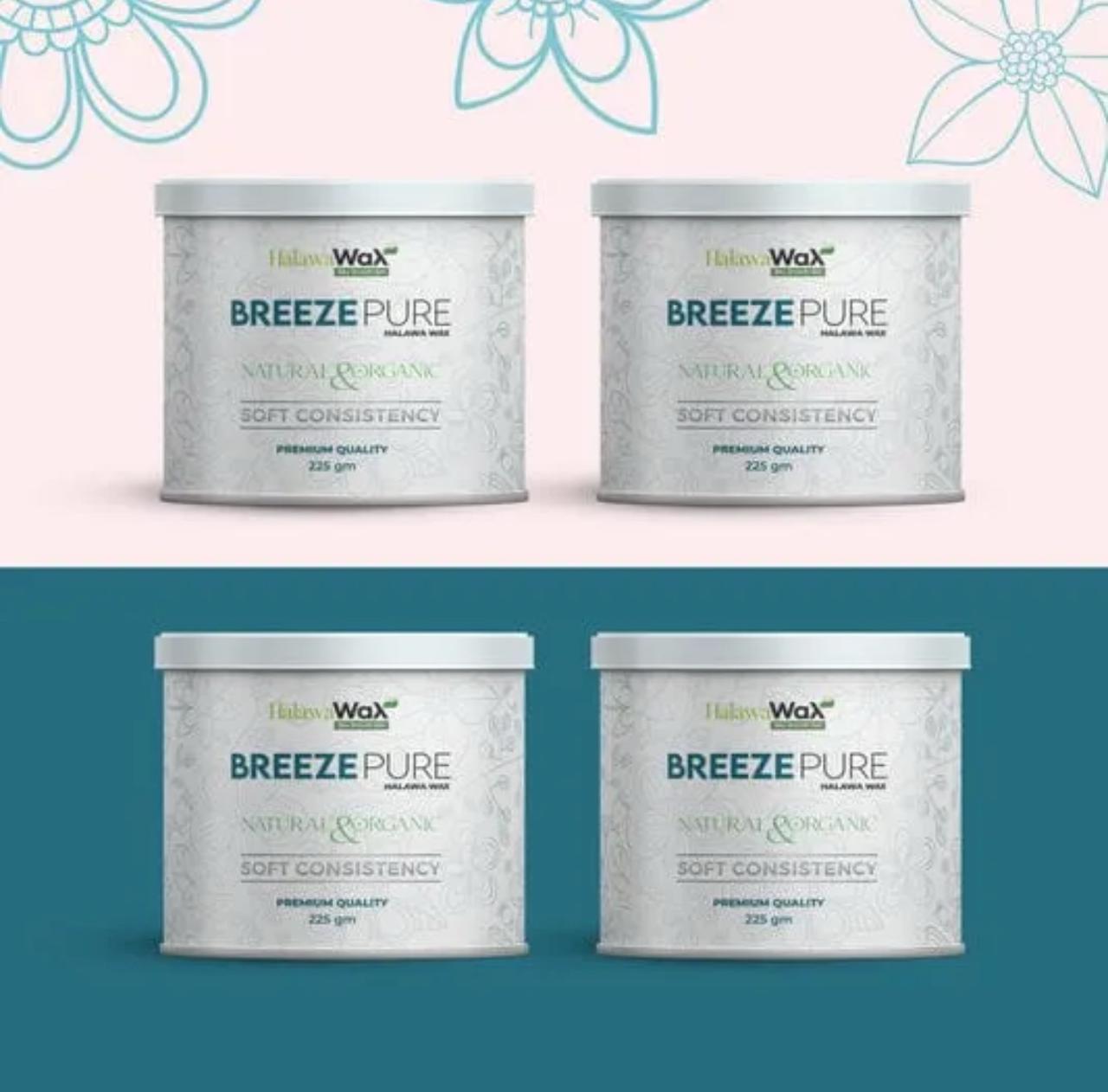 Breeze Pure Organic Halawa Finger Wax | Hair Removal Wax | Best Quality Finger Wax - 225 gram