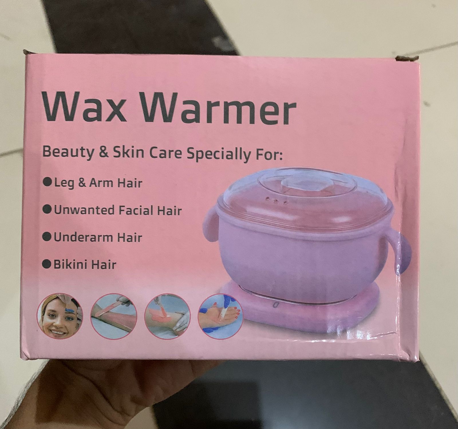 Portable Foldable 400ML Silicone Wax Warmer – Travel-Friendly Hair Removal Heater For Body & Spa Use | Random Colour