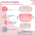 Portable Foldable 400ML Silicone Wax Warmer – Travel-Friendly Hair Removal Heater For Body & Spa Use | Random Colour