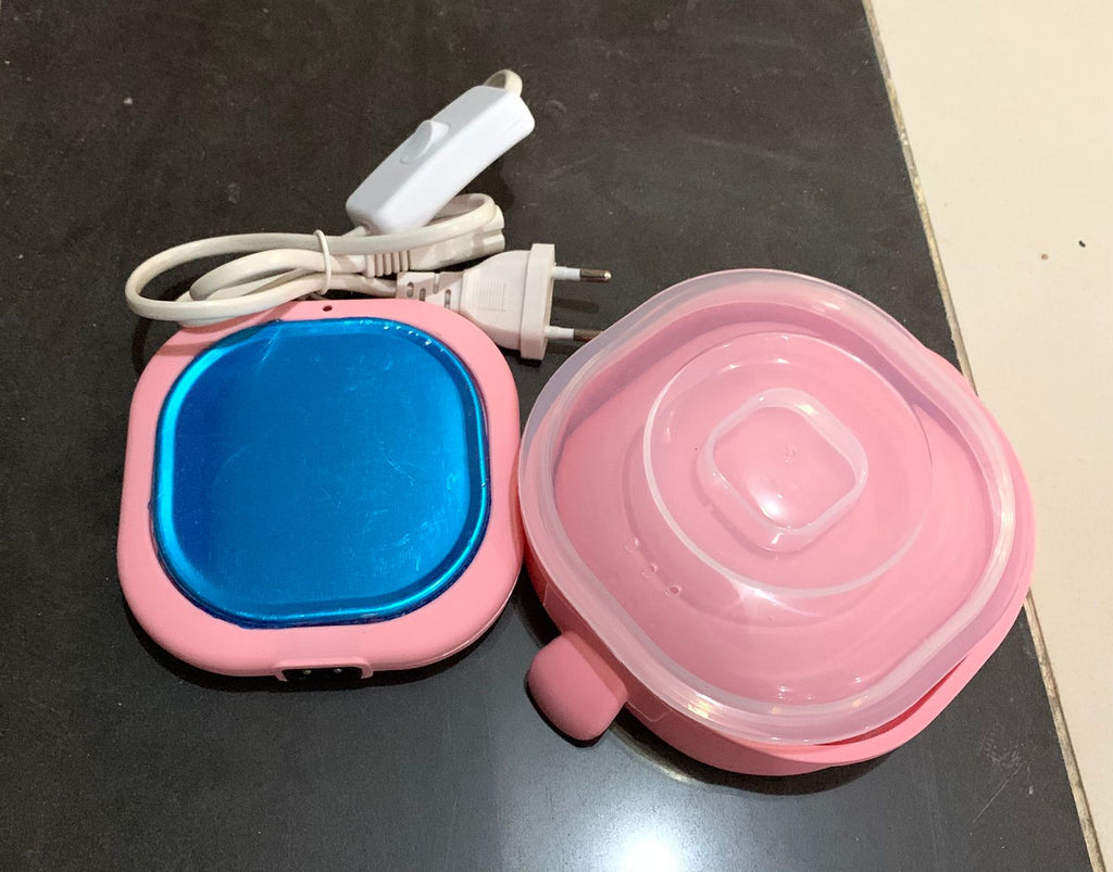 Portable Foldable 400ML Silicone Wax Warmer – Travel-Friendly Hair Removal Heater For Body & Spa Use | Random Colour