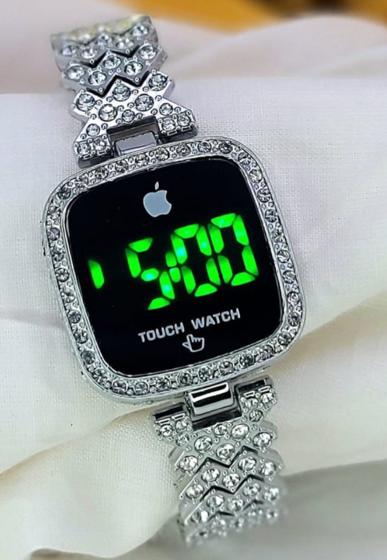 Ladies Square Dial Digital Watch Stylish Design Clear Display Comfortable Strap Easy To Use Reliable Performance Perfect For Daily Wear - Black