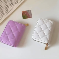 2026 New Cute & Stylish Small Wallet for Girls - Zipper PU Leather Coin Purse | Ladies Small Wallet at Low Price.